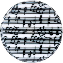 将图片加载到图库查看器,Black White Acrylic Music Notes Double Flare Plug Set