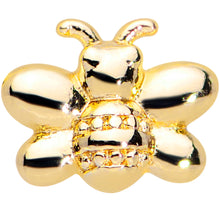 Load image into Gallery viewer, 16G 1/4 Gold Tone Simply Stylish Bee Cartilage Tragus Earring