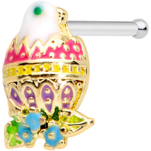 将图片加载到图库查看器,20G 1/4 Yellow Pink Hatched Easter Chick Nose Bone