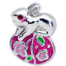 将图片加载到图库查看器,20G 1/4 Pink Gem Pink Easter Egg Easter Bunny Nose Bone
