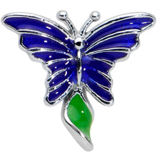 Load image into Gallery viewer, 16G 1/4 Beautiful Blue Butterfly Cartilage Tragus Earring
