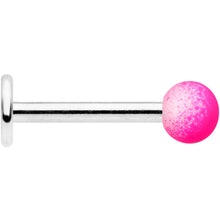 Load image into Gallery viewer, 16G 5/16 Pink White Ombre Soft Finish Labret Monroe Tragus