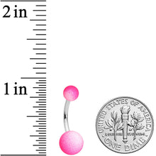 将图片加载到图库查看器,Pink White Ombre Soft Finish Belly Ring
