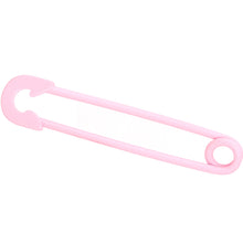 将图片加载到图库查看器,14G Pink Matte Punk Rock Safety Pin Industrial Barbell 38mm