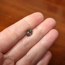 Load image into Gallery viewer, 20G 1/4 Orange Green Tourmaline Fire Nose Bone