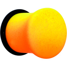 Load image into Gallery viewer, Orange Yellow Ombre Matte Acrylic Single Flare Plug Set Sizes 2mm-12mm