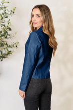 Load image into Gallery viewer, Women Classic Neck Zip-Up Jacket For Everyday Wear Elegant Girls Jacket