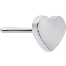 将图片加载到图库查看器,Implant Grade 23 Titanium Heart Threadless Push In Top