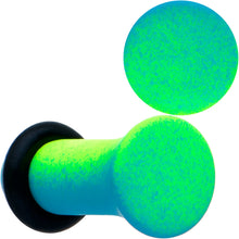 Load image into Gallery viewer, Green Blue Ombre Matte Acrylic Single Flare Plug Set