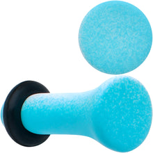 Load image into Gallery viewer, Blue White Ombre Matte Acrylic Single Flare Plug Set