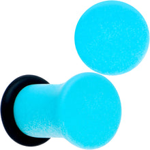 Load image into Gallery viewer, Blue White Ombre Matte Acrylic Single Flare Plug Set