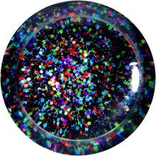 将图片加载到图库查看器,Clear Black Acrylic Rainbow Glitter Glam Saddle Plug Set