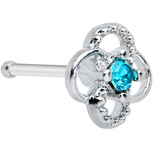 将图片加载到图库查看器,20G 1/4 Blue Gem Celtic Knot Nose Bone