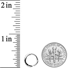 将图片加载到图库查看器,16G 5/16 Clear CZ Gem Forward Facing Closure Ring