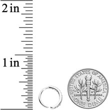 Load image into Gallery viewer, 18G 5/16 Clear CZ Gem Forward Facing Closure Ring