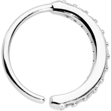将图片加载到图库查看器,20G 5/16 Clear CZ Gem Forward Facing Nose Hoop