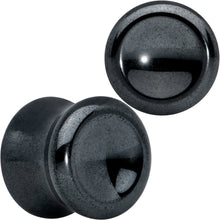 将图片加载到图库查看器,Black Hematite Concave Saddle Plug Set