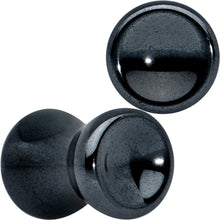 将图片加载到图库查看器,Black Hematite Concave Saddle Plug Set