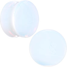 将图片加载到图库查看器,White Opalite Double Flare Plug Set