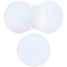 将图片加载到图库查看器,White Opalite Double Flare Plug Set