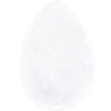 将图片加载到图库查看器,White Cloudy Quartz Drop Saddle Plug Set
