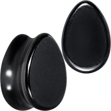 将图片加载到图库查看器,Black Hematite Stone Drop Saddle Plug Set