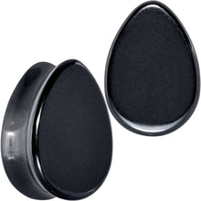 将图片加载到图库查看器,Black Hematite Stone Drop Saddle Plug Set