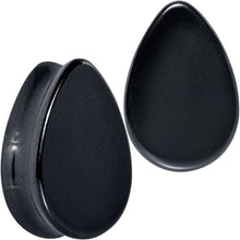 将图片加载到图库查看器,Black Hematite Stone Drop Saddle Plug Set