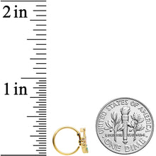 Load image into Gallery viewer, 20G 5/16 Clear CZ Gem Gold Tone Abstract Butterfly Nose Hoop