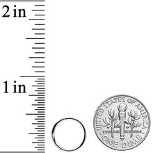Load image into Gallery viewer, 16G 3/8 White Synthetic Opal Forward Facing Hinged Segment Ring