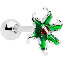 将图片加载到图库查看器,16G 1/4 Tiny Ladybug Leaves Cartilage Tragus Earring