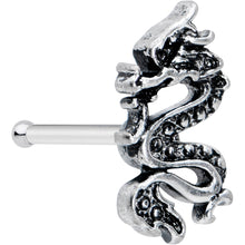 Load image into Gallery viewer, 20G 1/4 Regal Medieval Dragon Nose Bone