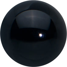 Load image into Gallery viewer, 16G 1/4 Elegant Black Agate Internally Threaded Labret Tragus