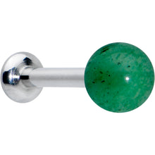将图片加载到图库查看器,16G 1/4 Elegant Green Jade Internally Threaded Labret Tragus