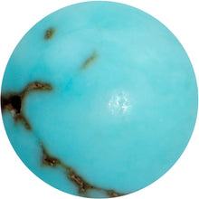 Load image into Gallery viewer, 16G 5/16 Elegant Blue Turquoise Internally Threaded Labret Tragus