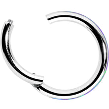 将图片加载到图库查看器,16G 5/16 Purple Synthetic Opal Forward Facing Hinged Segment Ring