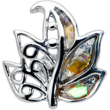 Load image into Gallery viewer, 16G 5/16 Autumnal Colors Maple Leaf Labret Monroe Tragus