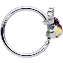 Load image into Gallery viewer, 20G 5/16 Colorful Reindeer Christmas Nose Hoop