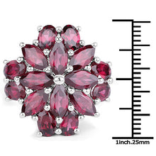 Load image into Gallery viewer, 9.20 Carat Genuine Rhodolite .925 Sterling Silver Ring
