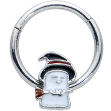 将图片加载到图库查看器,16G 3/8 Witch Hat Ghost Halloween Hinged Segment Ring