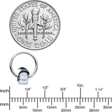 将图片加载到图库查看器,16G 3/8 Witch Hat Ghost Halloween Hinged Segment Ring