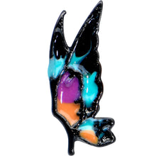 Load image into Gallery viewer, 20G 1/4 Sunset Side Butterfly Nose Bone