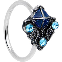 将图片加载到图库查看器,20G 5/16 Blue Gem Rococo Blue Nose Hoop