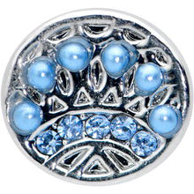 将图片加载到图库查看器,16G 5/16 Blue Gem Geometric Blues Pattern Labret Monroe Tragus