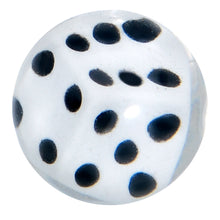 Load image into Gallery viewer, White Dice Barbell Tongue Ring