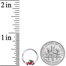 Load image into Gallery viewer, 16G 3/8 Christmas Tree in a Truck Hinged Segment Ring