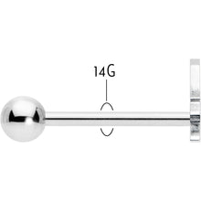 Load image into Gallery viewer, Stretching Cat Top End Barbell Tongue Ring