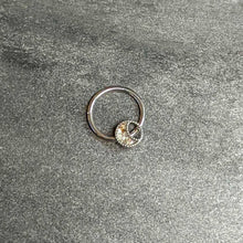 将图片加载到图库查看器,16G 3/8 Iridescent Crescent Moon Hinged Segment Ring