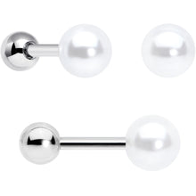 将图片加载到图库查看器,16G 1/4 Bear Pearlescent Purple Heart Cartilage Tragus Curation Set of 3