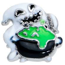 Load image into Gallery viewer, 20G 1/4 Ghost Goo Cauldron Halloween Left Side Nose Screw